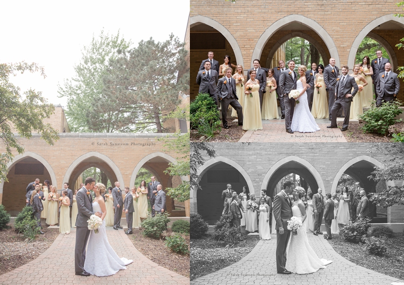 Quad City Botanical Center Wedding + Hotel Blackhawk Wedding Wesner
