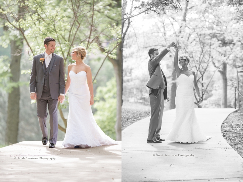 Quad City Botanical Center Wedding + Hotel Blackhawk Wedding Wesner