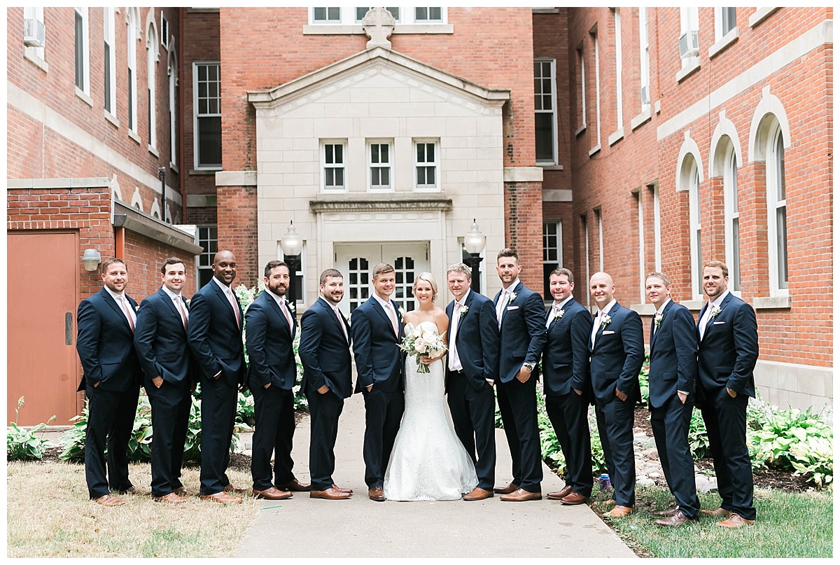 St. Ambrose University Wedding | Blush Wedding | Quad Cities Wedding Photographer | Sarah Sunstrom Photography 19.jpg