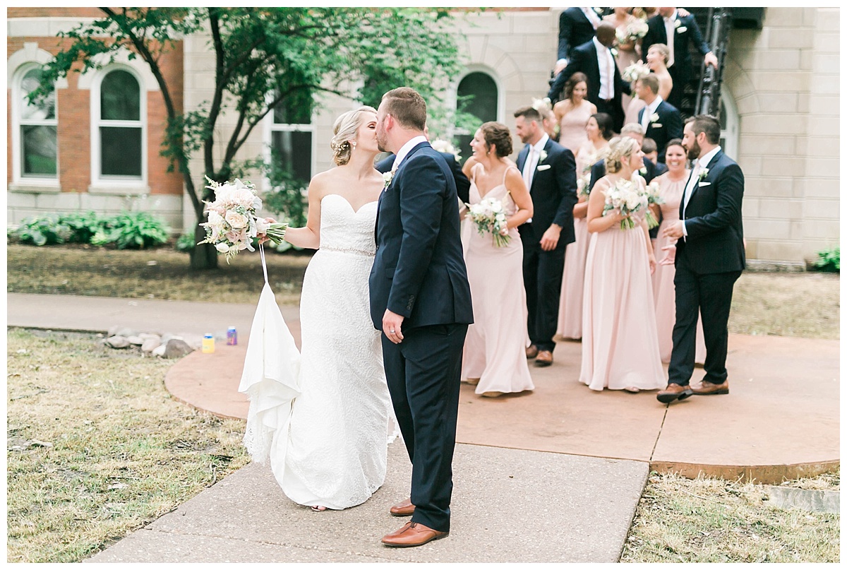 St. Ambrose University Wedding | Blush Wedding | Quad Cities Wedding Photographer | Sarah Sunstrom Photography 21.jpg