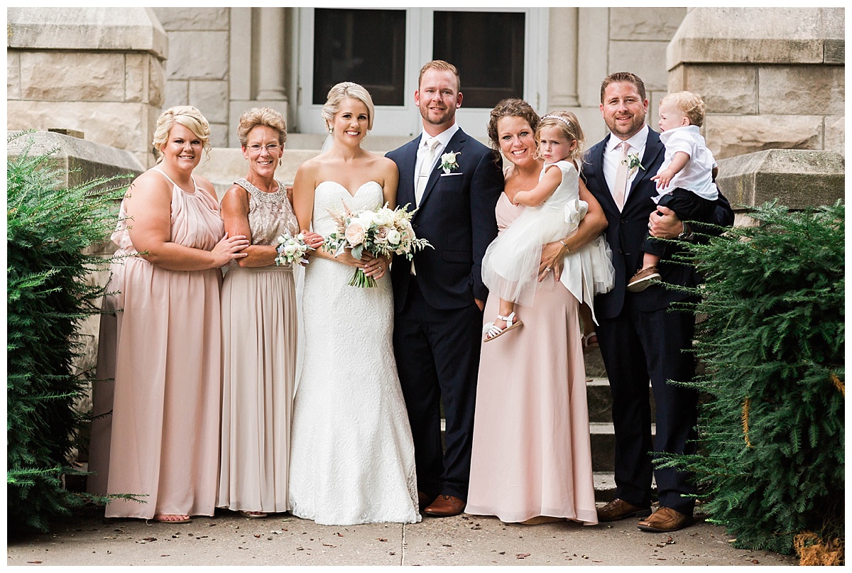 St. Ambrose University Wedding | Blush Wedding | Quad Cities Wedding Photographer | Sarah Sunstrom Photography 57.jpg