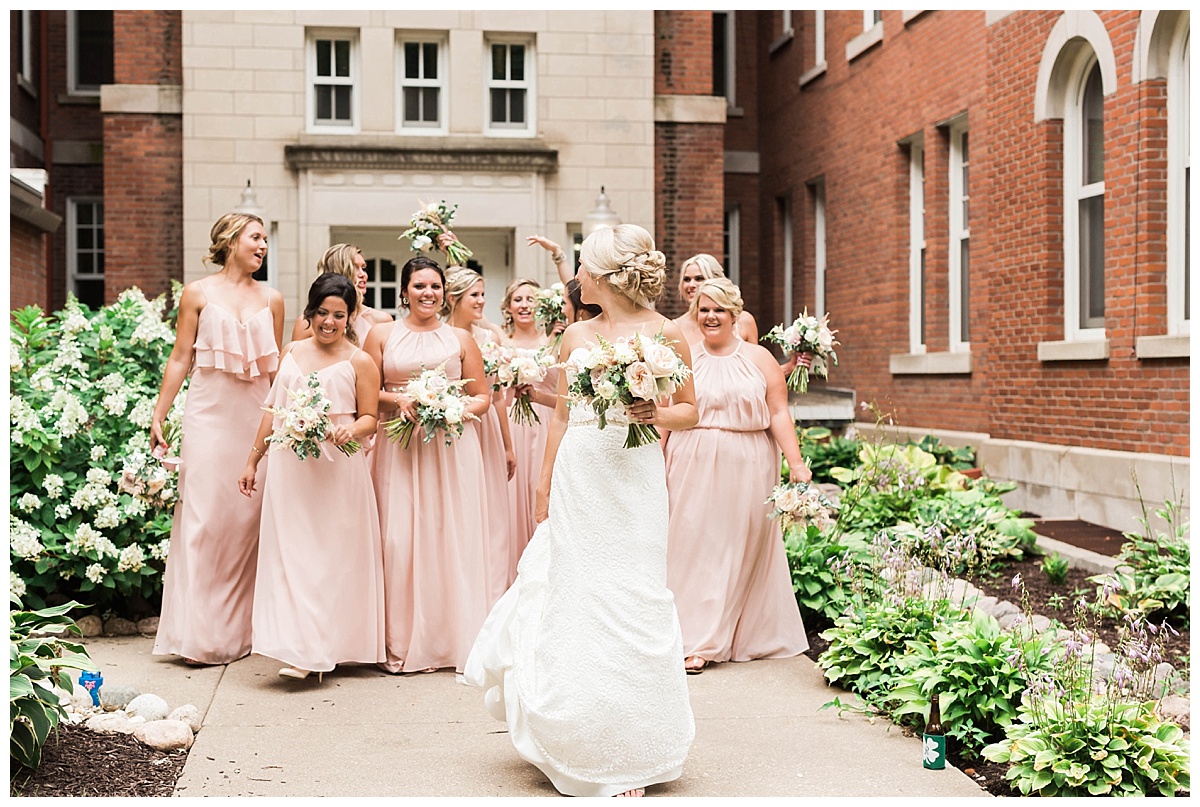 St. Ambrose University Wedding | Blush Wedding | Quad Cities Wedding Photographer | Sarah Sunstrom Photography 74.jpg