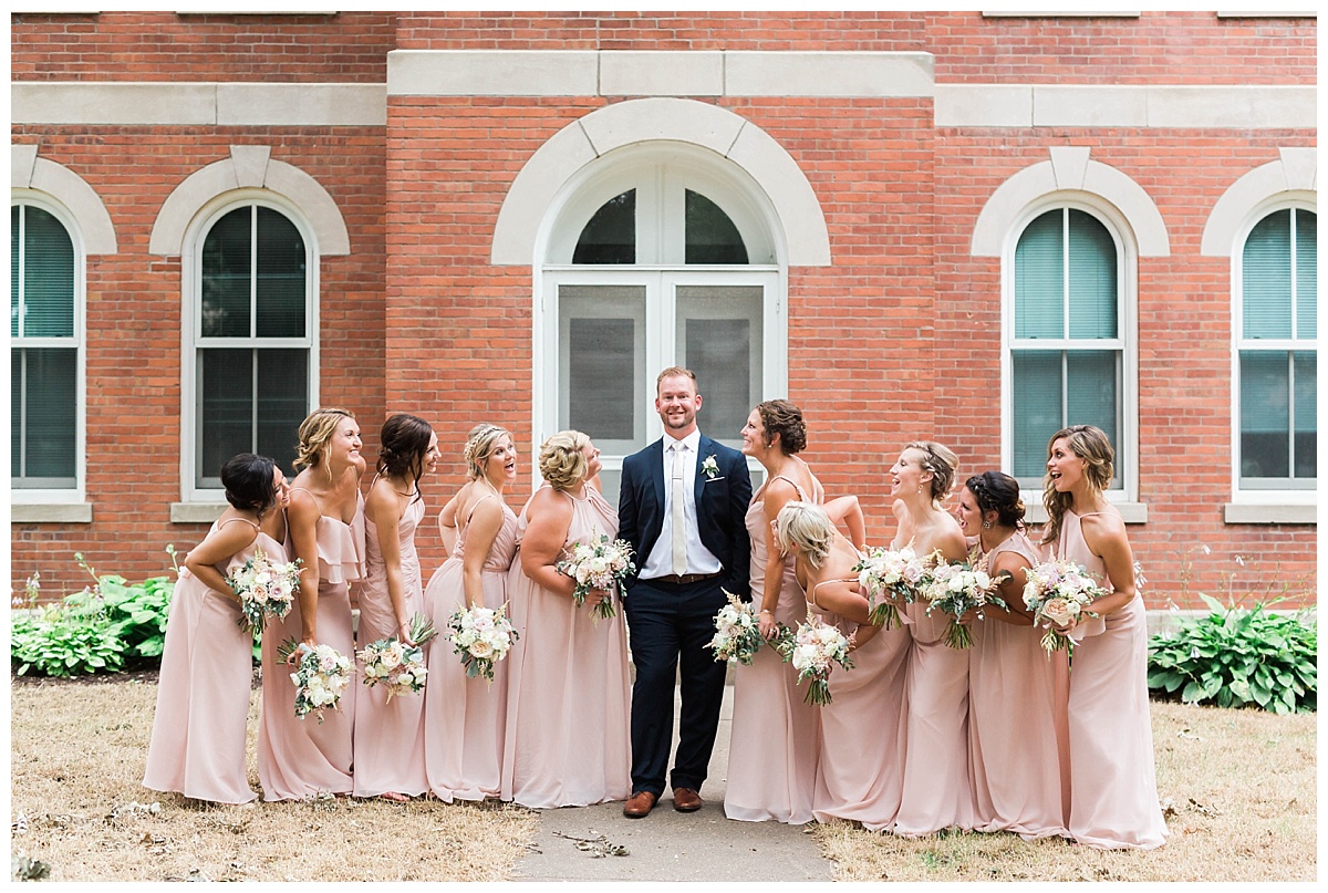 St. Ambrose University Wedding | Blush Wedding | Quad Cities Wedding Photographer | Sarah Sunstrom Photography 75.jpg
