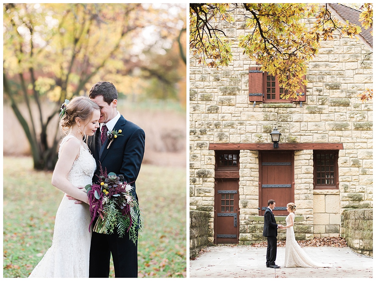 Watch Tower Lodge Black Hawk State Park Wedding | Fall Wedding in the Quad Cities | Sarah Sunstrom Photography_0023.jpg