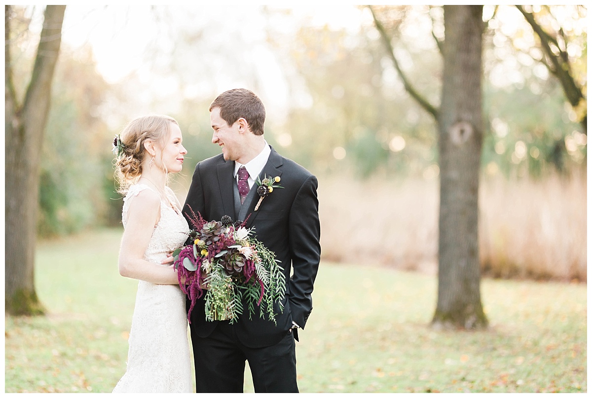 Watch Tower Lodge Black Hawk State Park Wedding | Fall Wedding in the Quad Cities | Sarah Sunstrom Photography_0028.jpg