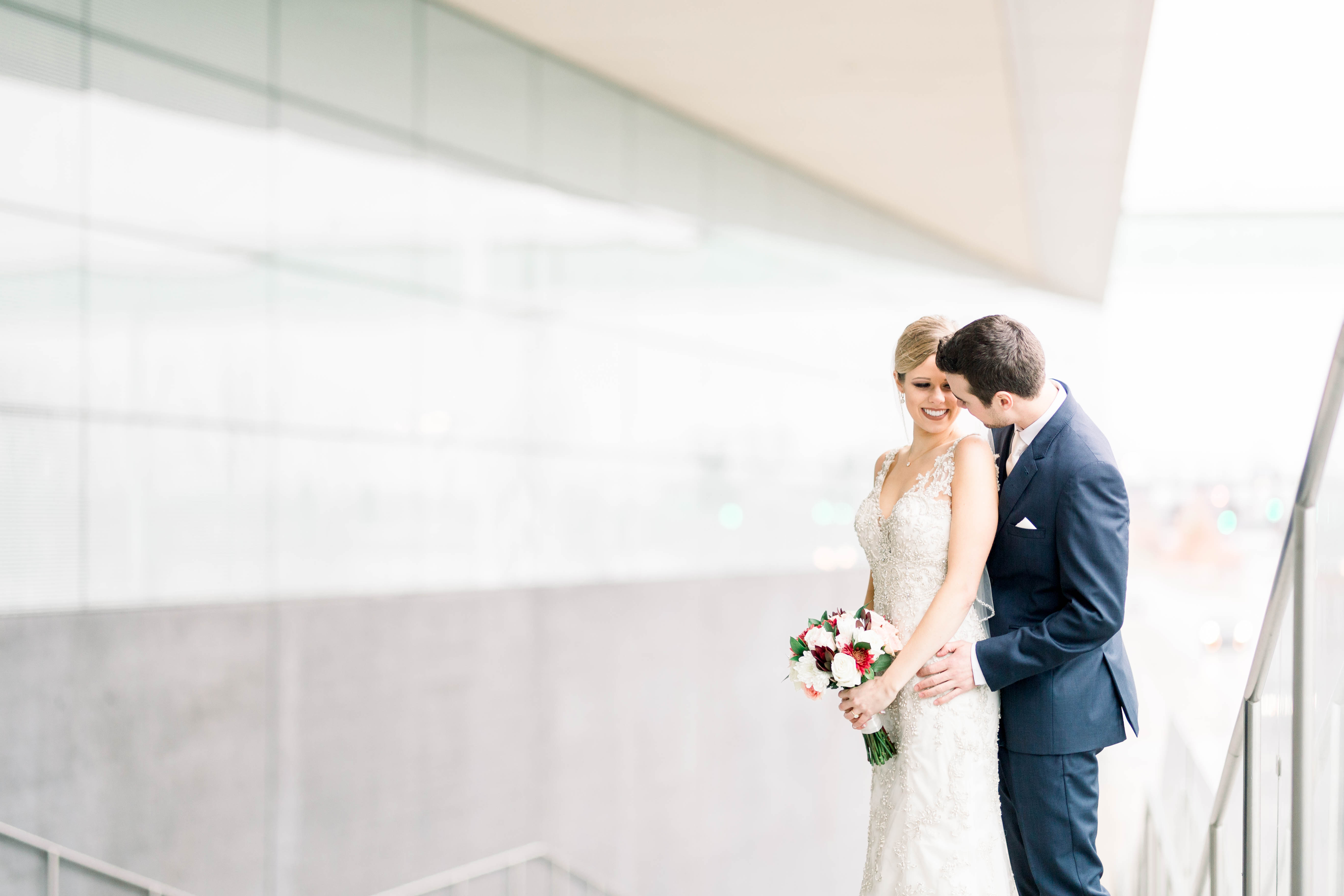Jason + Paige Married | Figge Art Museum Wedding | Quad City Wedding Photographer