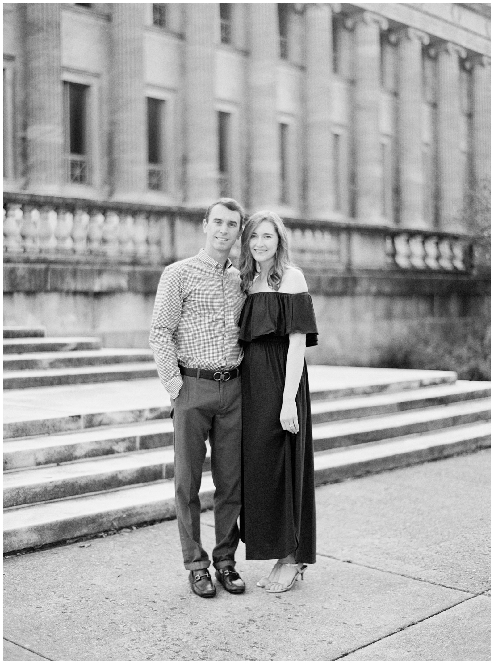 Chicago Filed Museum Engagement Photos on Film with Chicago Wedding Photographer Sarah Sunstrom Photography