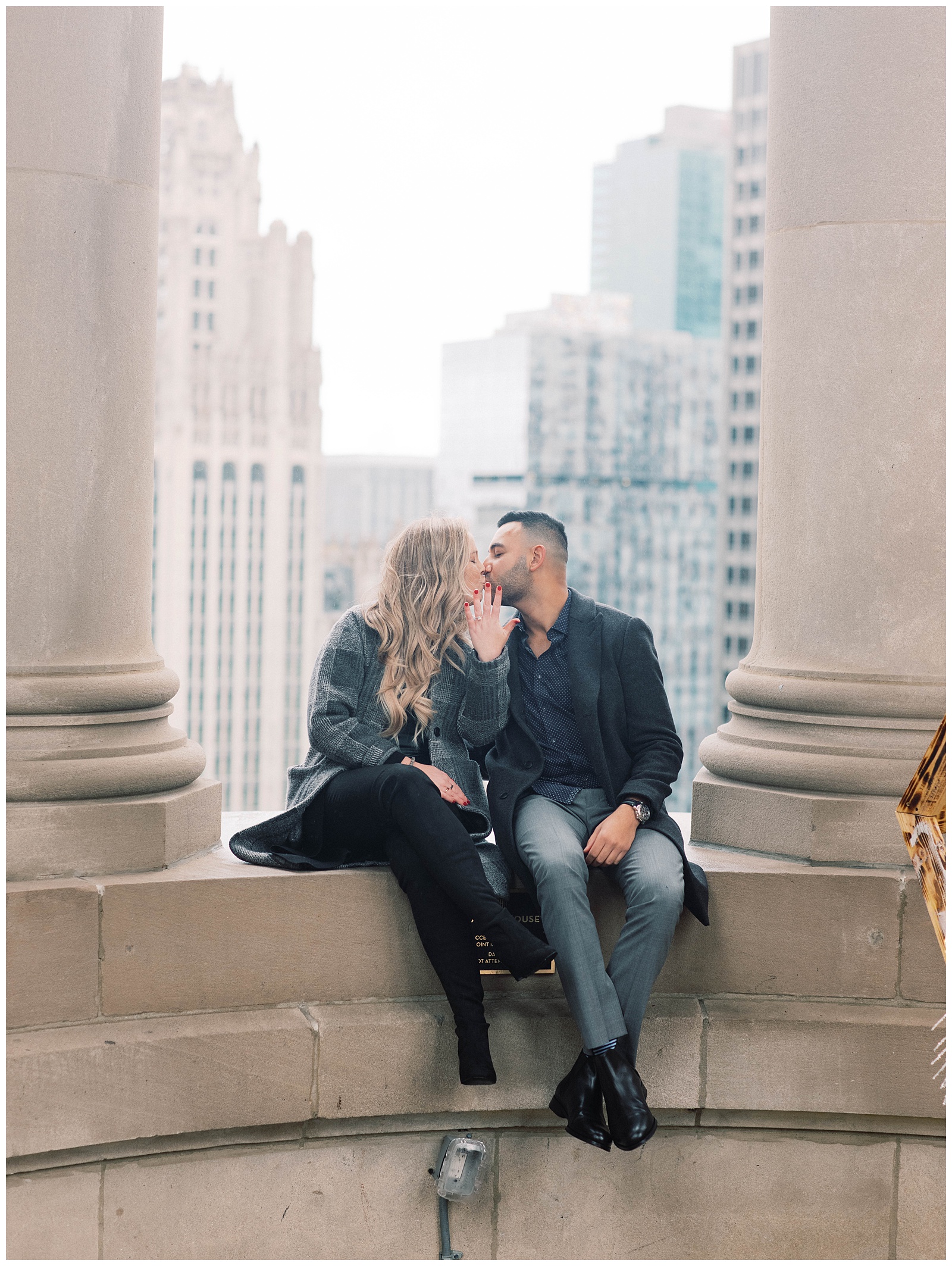 Proposing at Chicago's London House with Chicago Wedding Photographer Sarah Sunstrom Photography