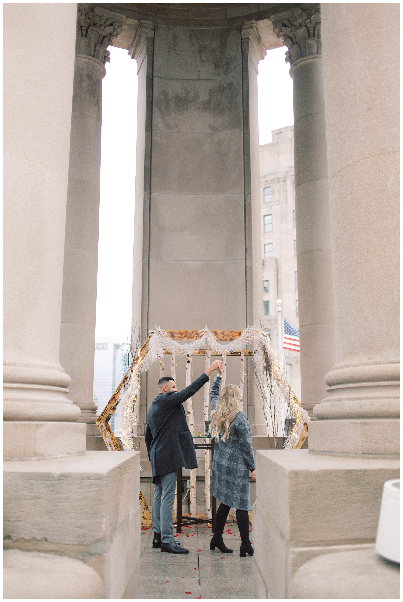 London House Chicago Proposal with Chicago Wedding Photographers Sarah Sunstrom Photography