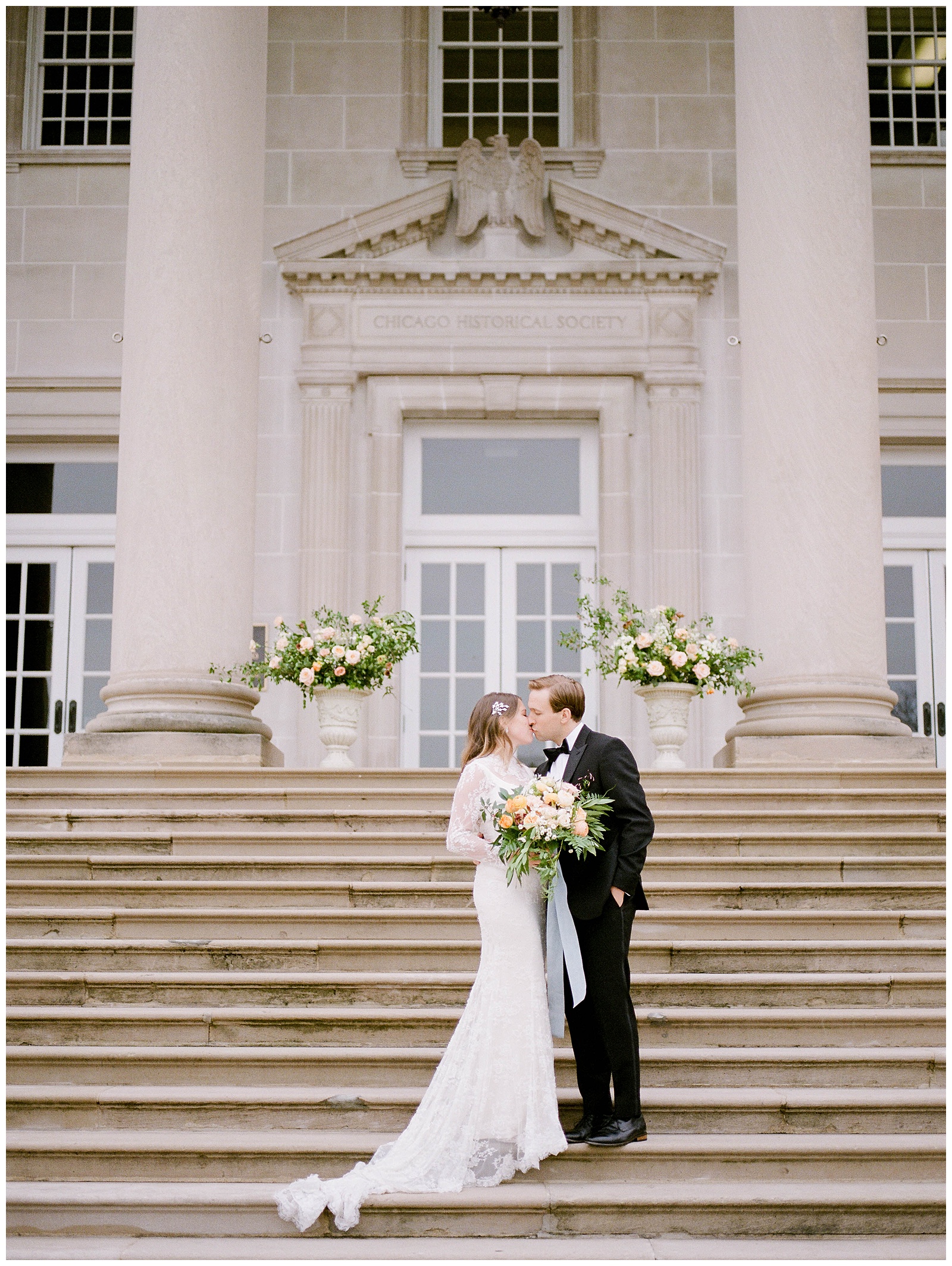 Film Wedding at Chicago History Museum with Chicago Wedding Photographer Sarah Sunstrom Photography_0053.jpg
