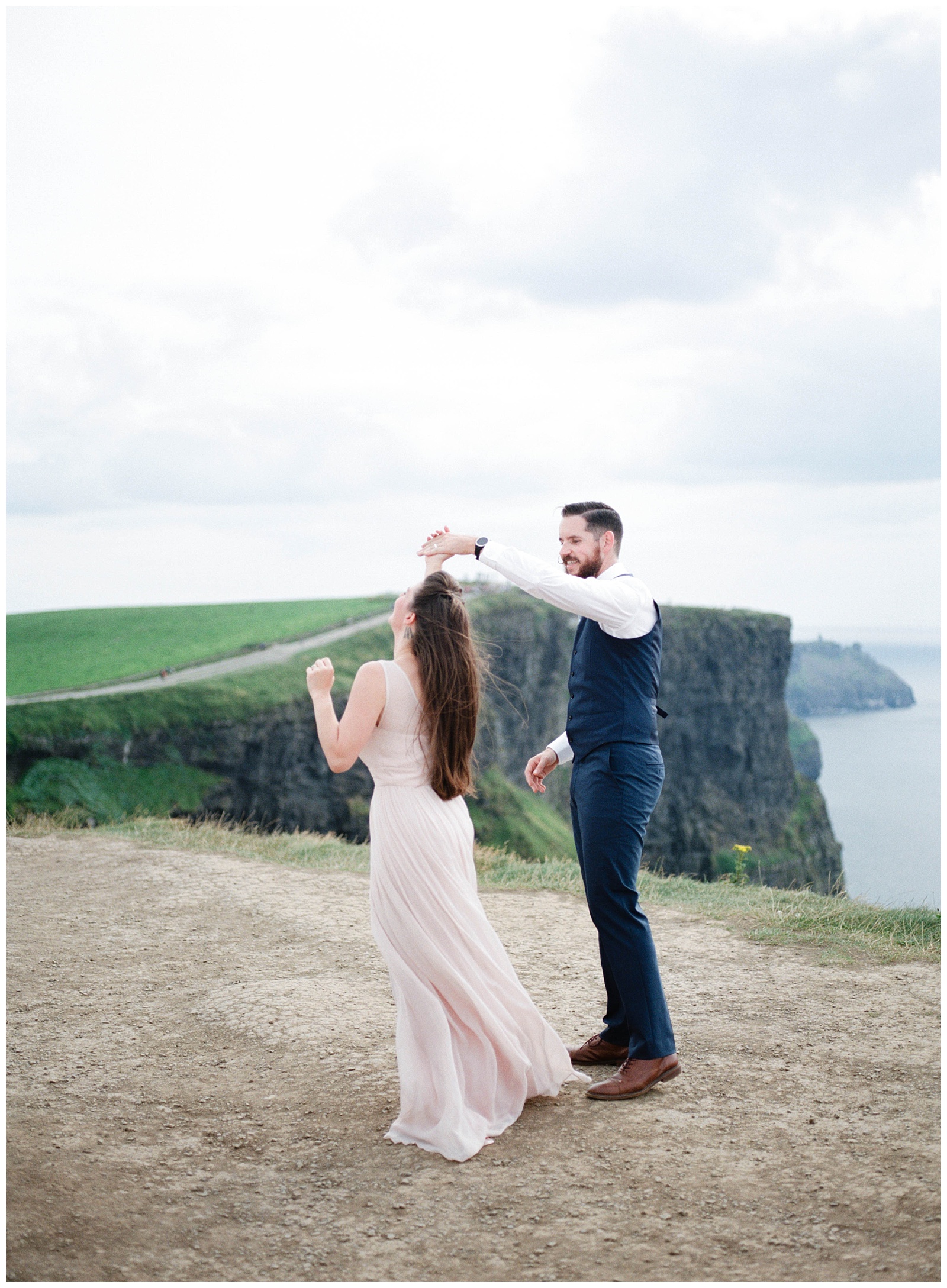 Luxury Destination Wedding Photographer Cliffs of Moher Anniversary Session on Film with Sarah Sunstrom Photography_0005.jpg