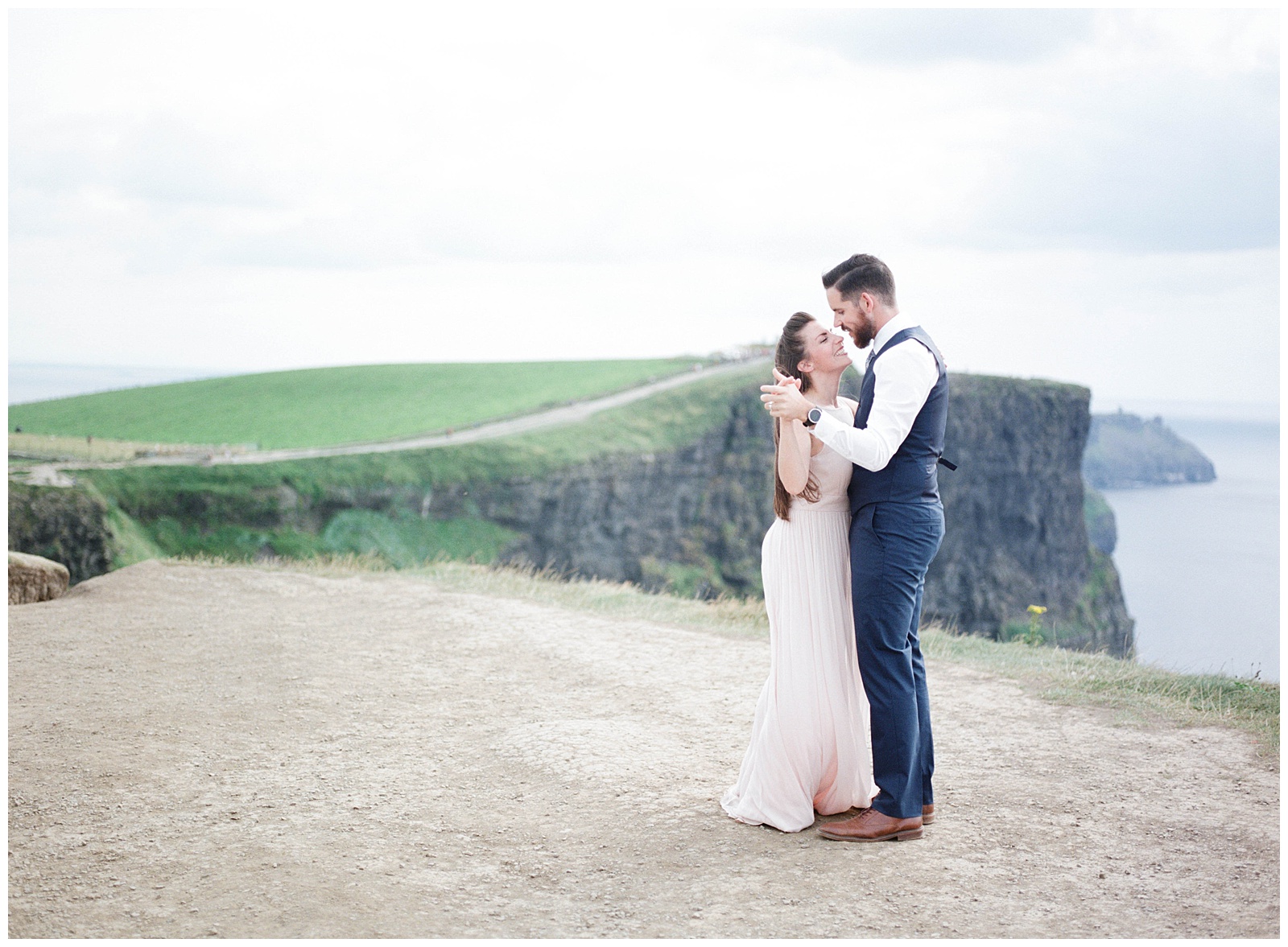Luxury Destination Wedding Photographer Cliffs of Moher Anniversary Session on Film with Sarah Sunstrom Photography_0006.jpg