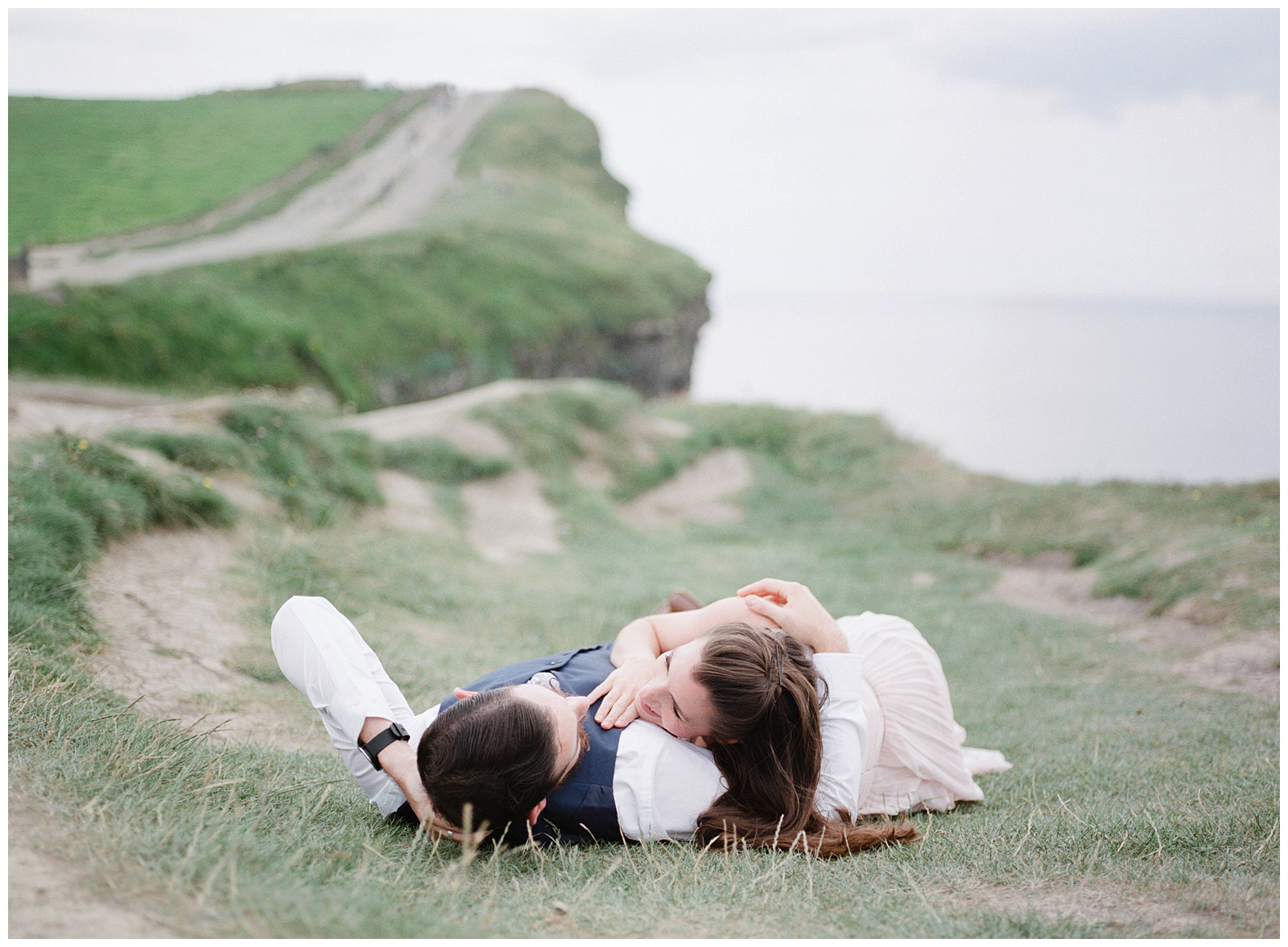 Luxury Destination Wedding Photographer Cliffs of Moher Anniversary Session on Film with Sarah Sunstrom Photography_0020.jpg